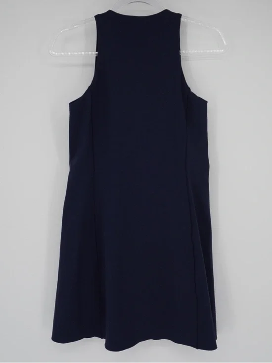 SPANX The Get Moving Zip Front active Dress Navy Blue Small Athletic Active - Picture 10 of 11